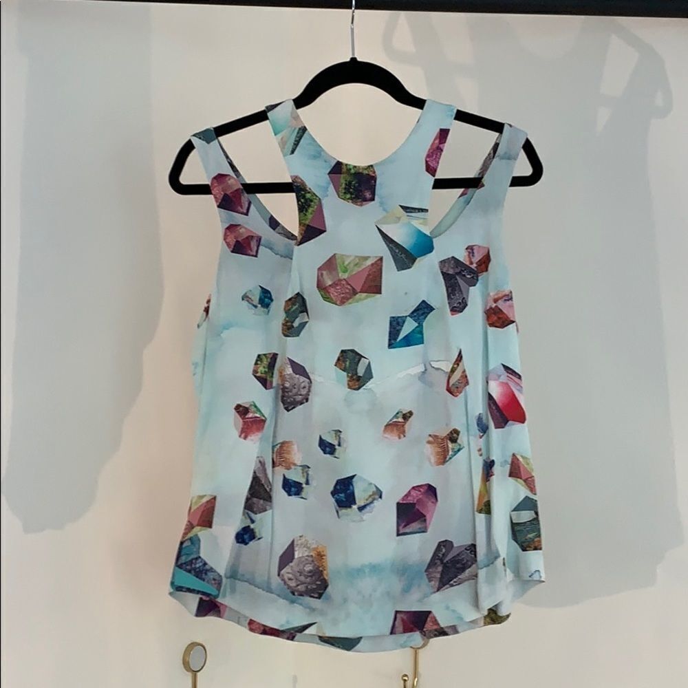 Geometric pattern tank from & Other Stories